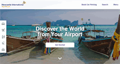 Desktop Screenshot of newcastleairport.com