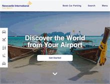 Tablet Screenshot of newcastleairport.com
