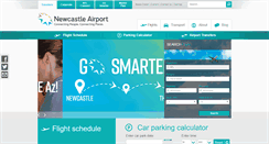 Desktop Screenshot of newcastleairport.com.au